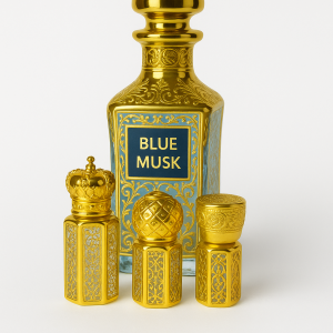 Blue Musk Natural Attar Perfume, Alcohol-Free, Unisex,