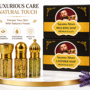 Buy any 3 Attars(3ml) get 2 Handmade soap free