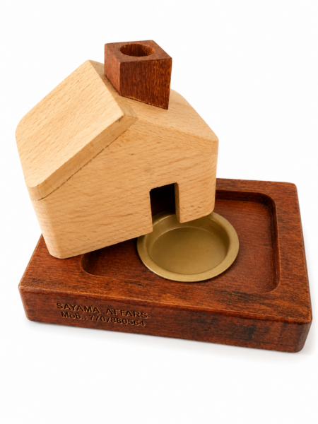 Wooden House Bakhoor Burner